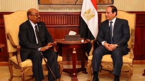 Presidnt Al Bashit and President Al Sisi-FILE