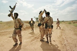 Eritrean army members- PHOTO -BBC