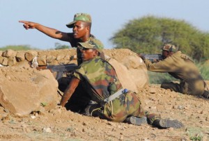Ethiopian Army members- PHOTO FILE