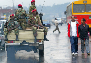 Security forces patrolling in Addis -FILE